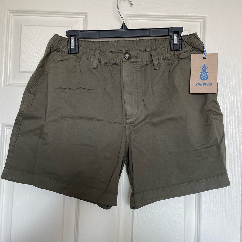 Chubbies 5.5” shorts OLIVE NWT